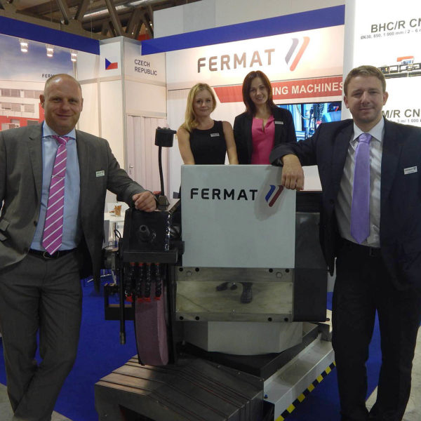 EMO 2015 - tým společnosti FERMAT Machine Tool na veletrhu EMO v Itálii