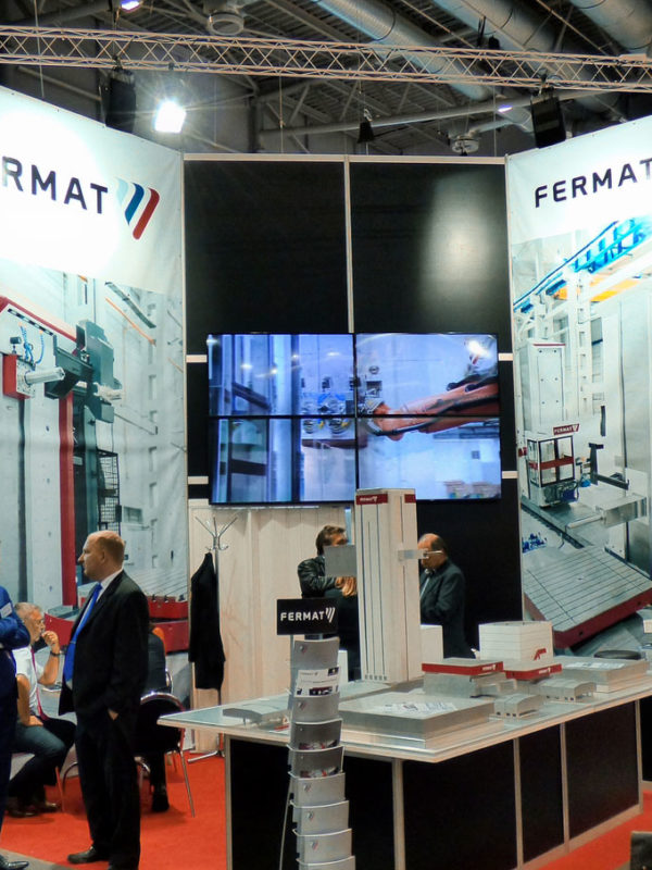Stand of the comapny FERMAT Machine Tool in Hall P at the fair MSV | IMT 2016 in Brno (Czech Republic)